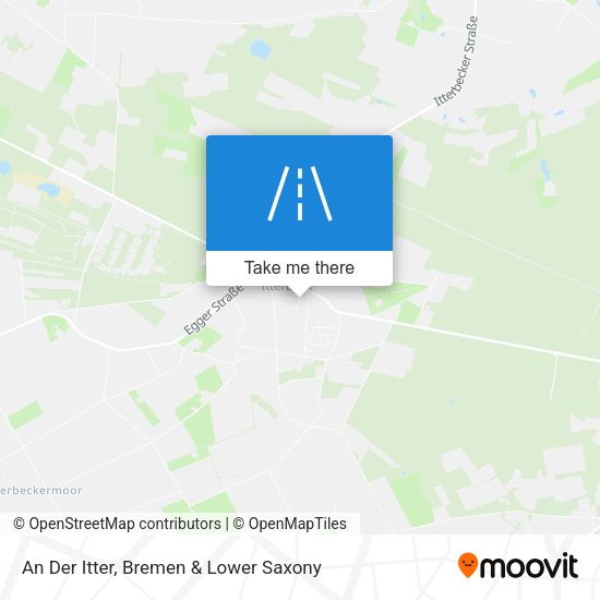 An Der Itter map