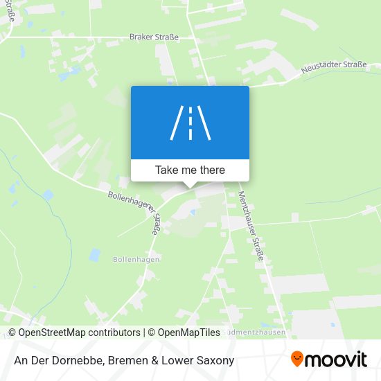 An Der Dornebbe map