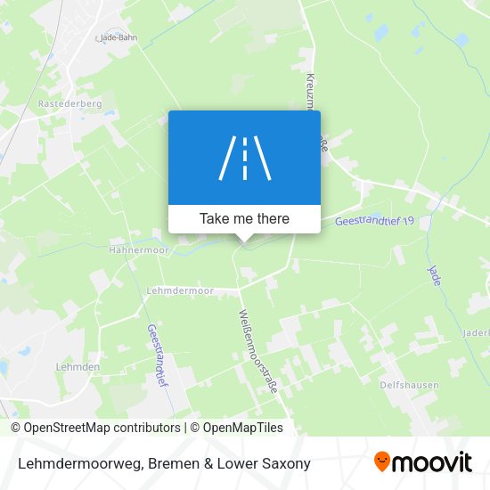 Lehmdermoorweg map