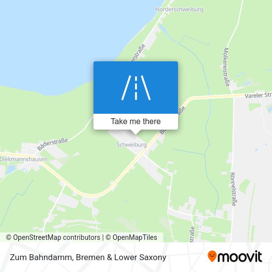 Zum Bahndamm map