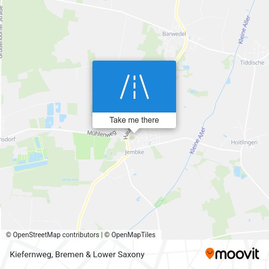 Kiefernweg map