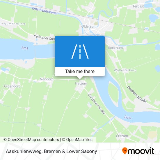 Aaskuhlenwweg map