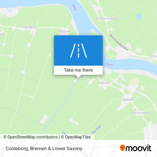 Coldeborg map
