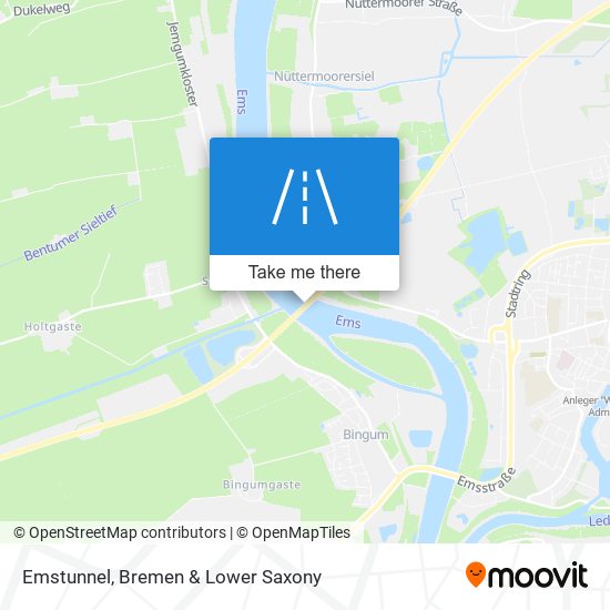 Emstunnel map