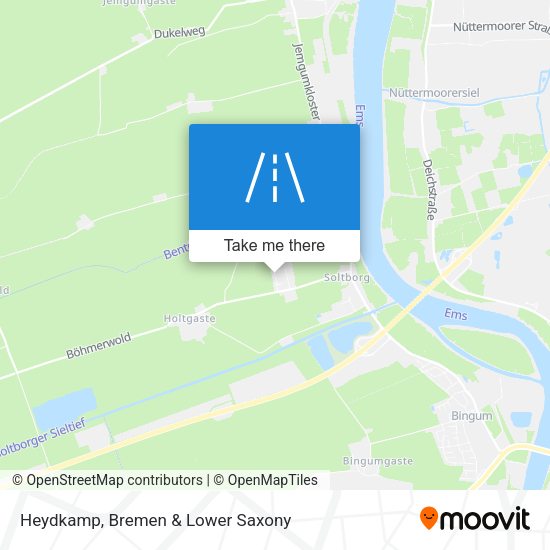 Heydkamp map