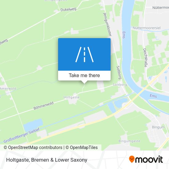 Holtgaste map