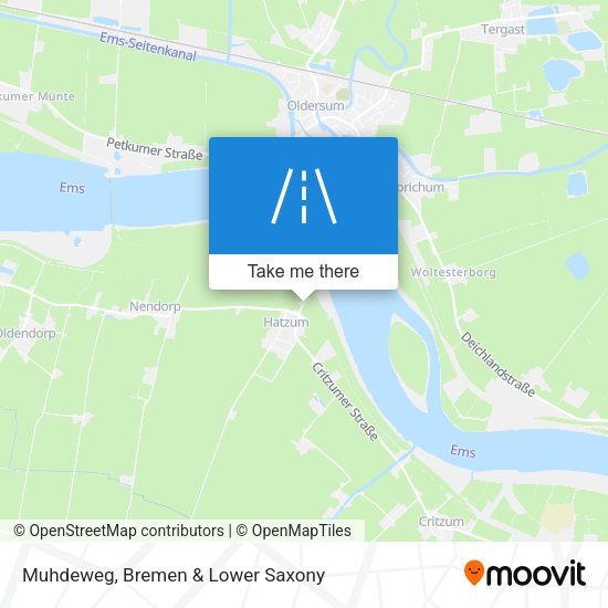Muhdeweg map