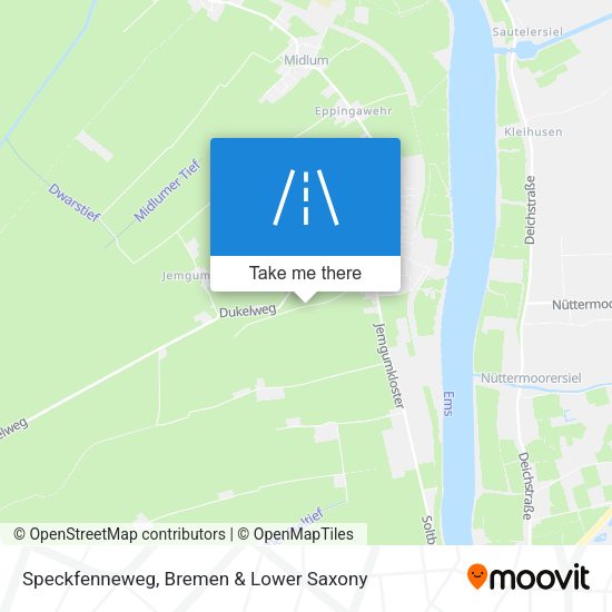 Speckfenneweg map