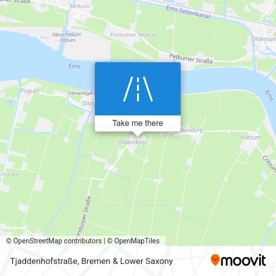 Tjaddenhofstraße map