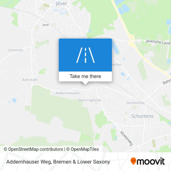 Addernhauser Weg map