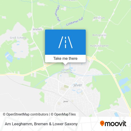 Am Leeghamm map