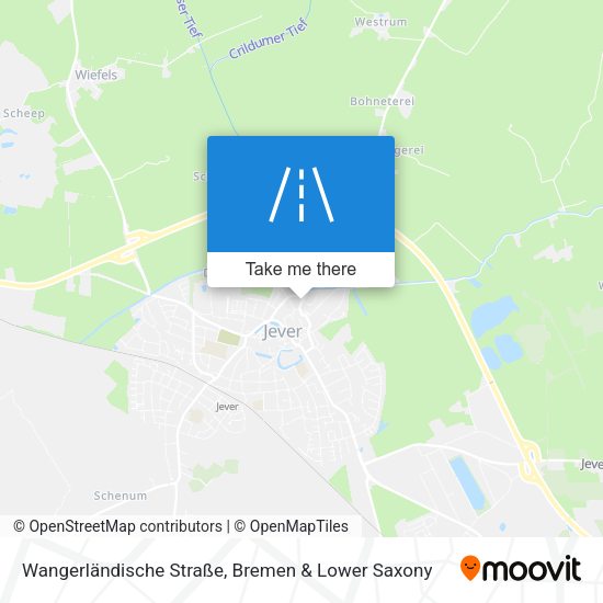 Wangerländische Straße map