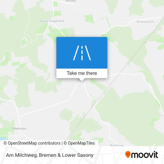 Am Milchweg map