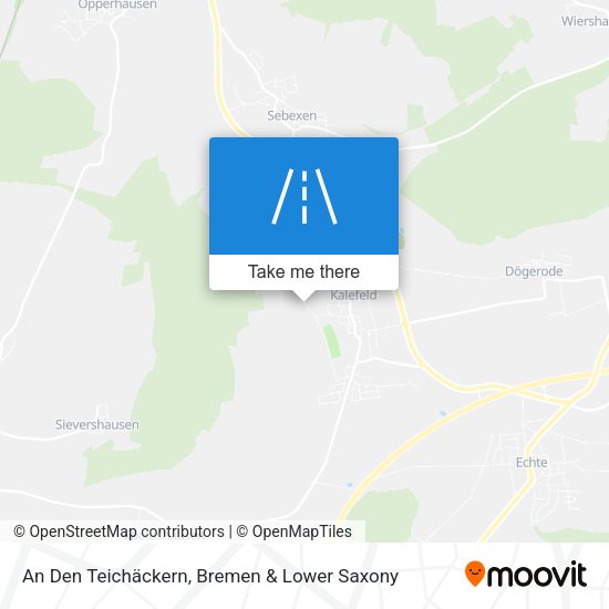 An Den Teichäckern map