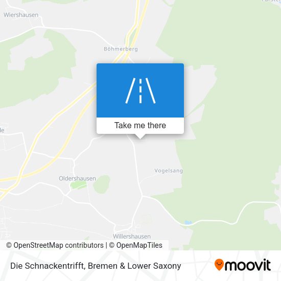 Die Schnackentrifft map