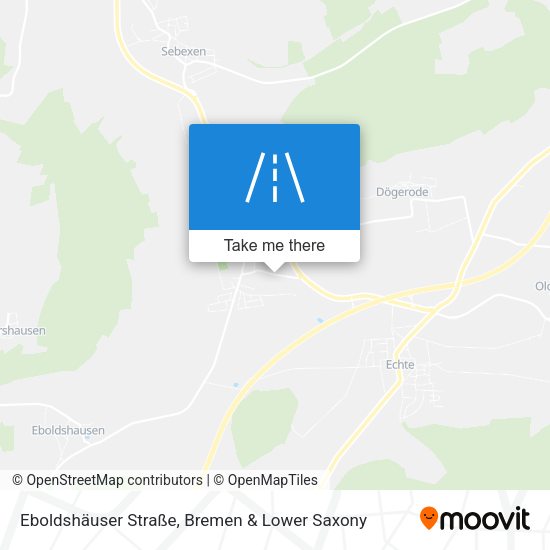 Eboldshäuser Straße map