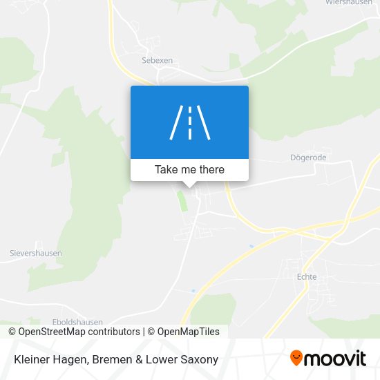Kleiner Hagen map
