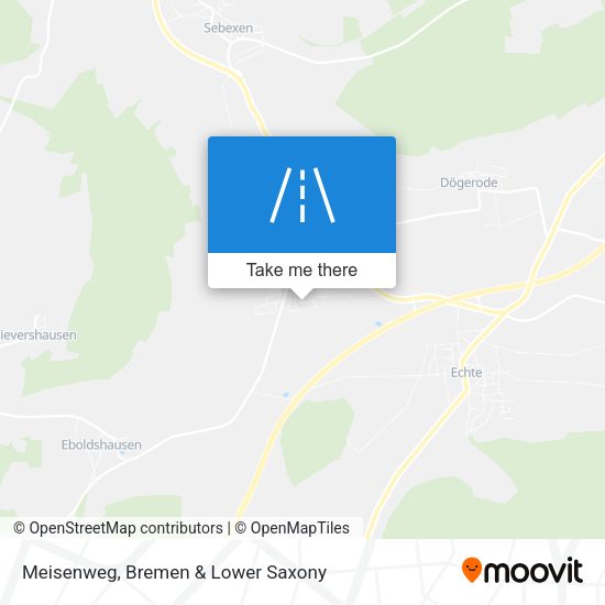 Meisenweg map