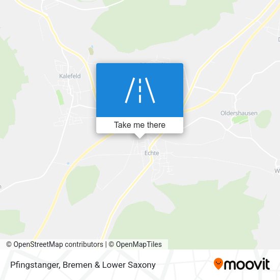 Pfingstanger map