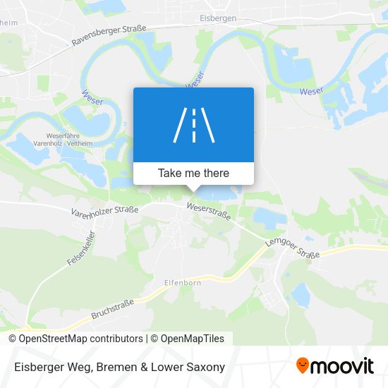 Eisberger Weg map