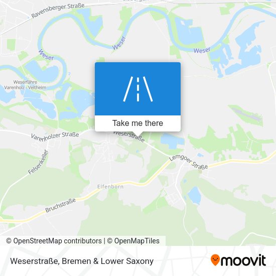 Weserstraße map