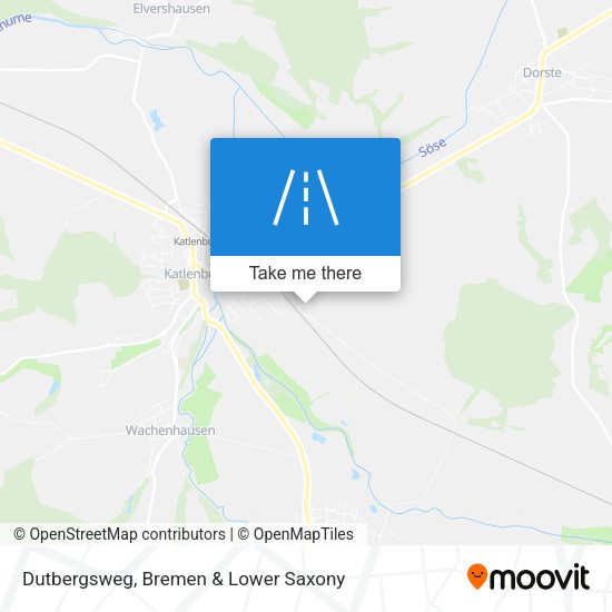 Dutbergsweg map