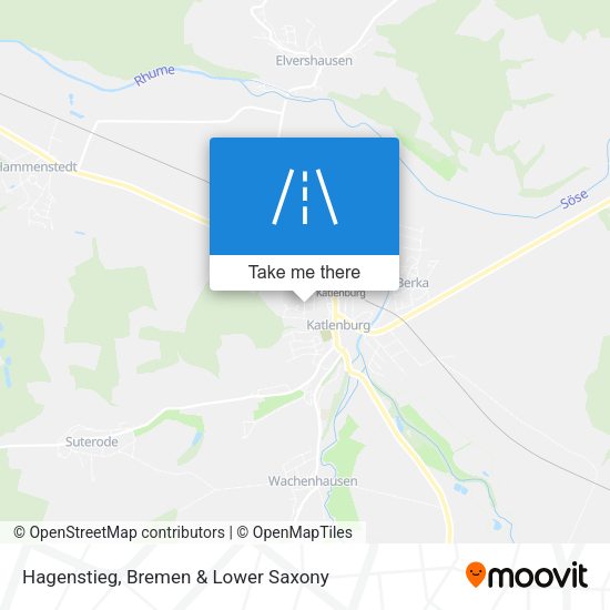 Hagenstieg map