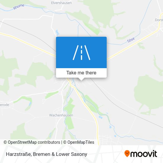 Harzstraße map