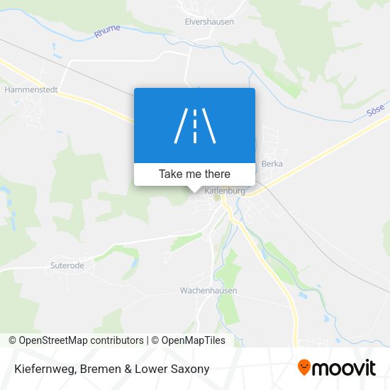 Kiefernweg map