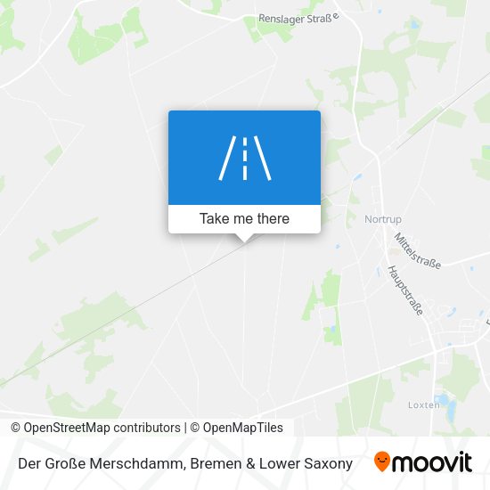 Der Große Merschdamm map
