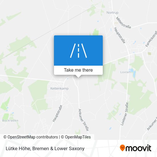Lütke Höhe map