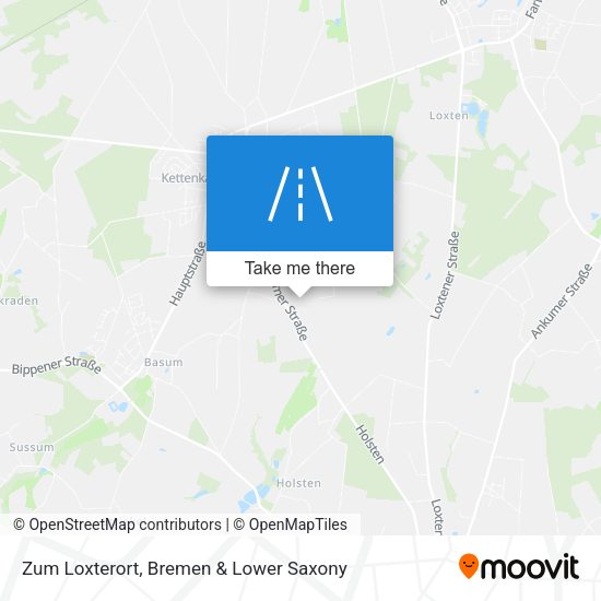 Zum Loxterort map