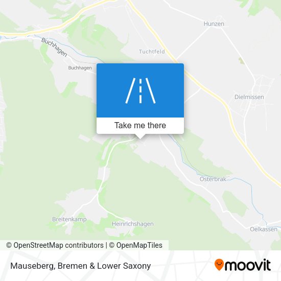Mauseberg map