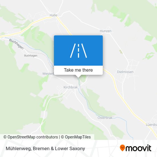 Mühlenweg map