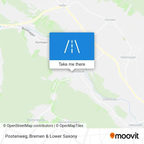 Карта Postenweg