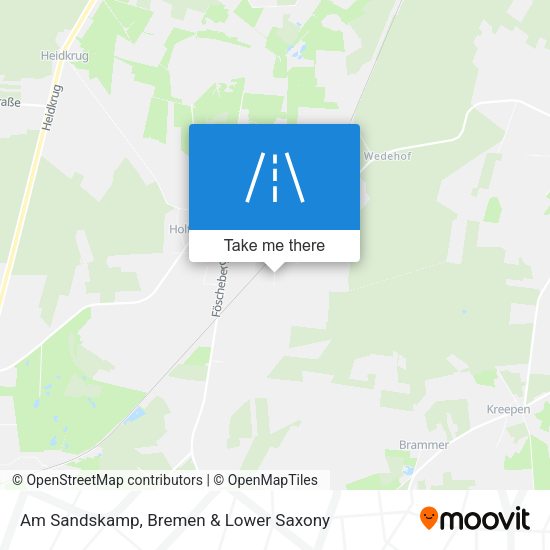Am Sandskamp map