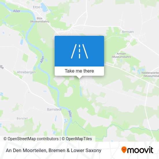 An Den Moorteilen map