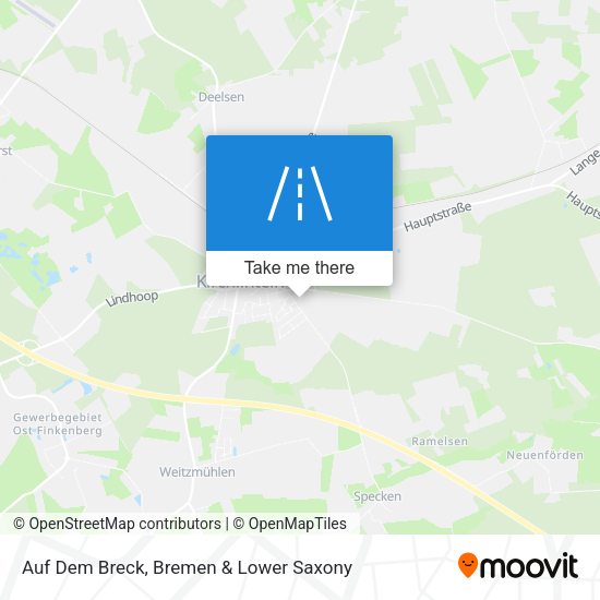 Auf Dem Breck map