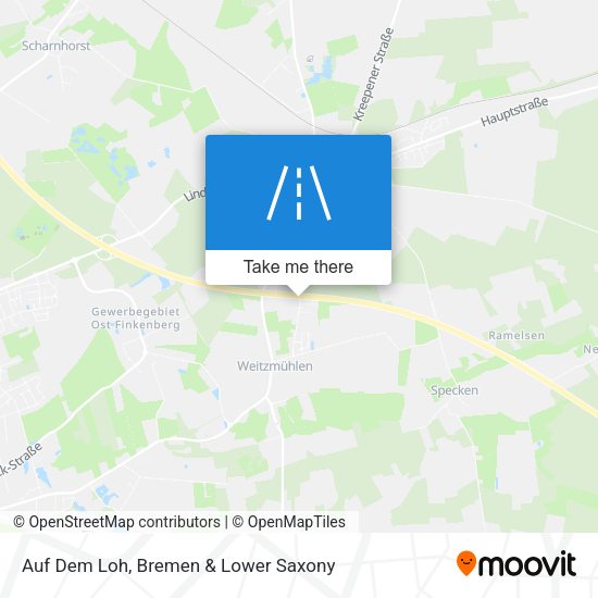 Auf Dem Loh map