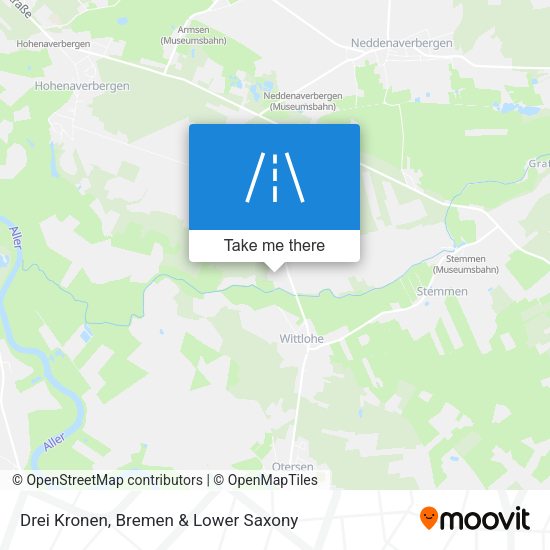 Drei Kronen map