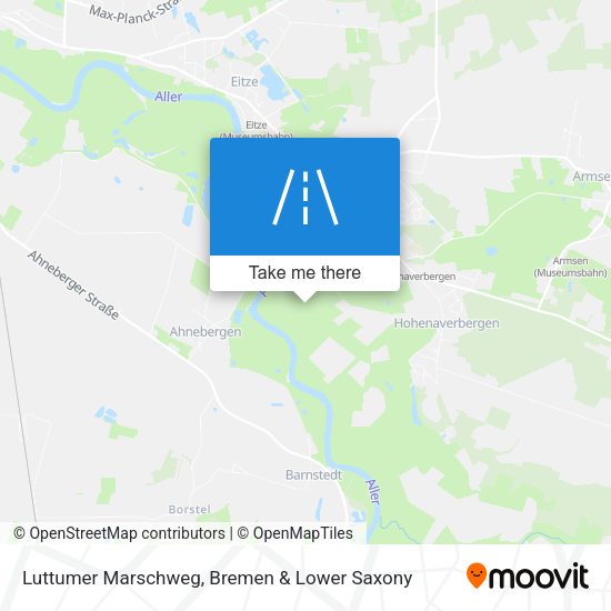 Luttumer Marschweg map