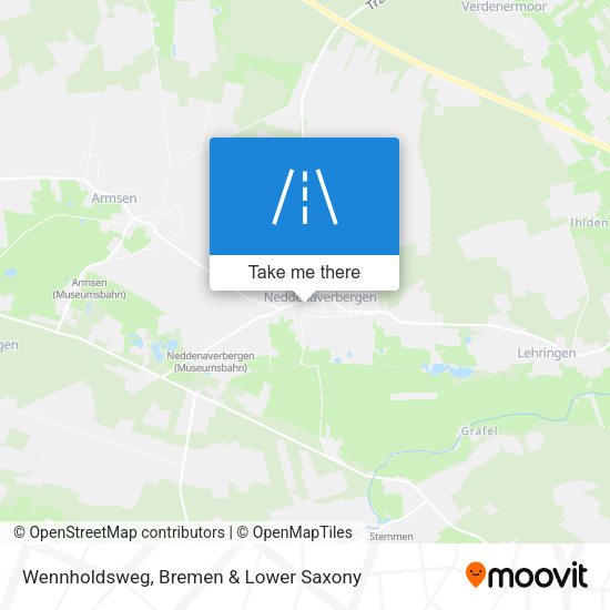 Wennholdsweg map