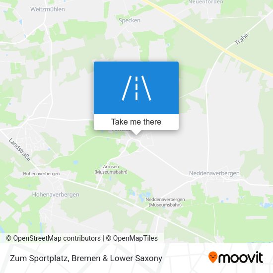 Zum Sportplatz map