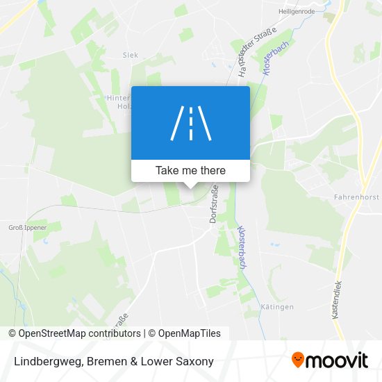 Lindbergweg map