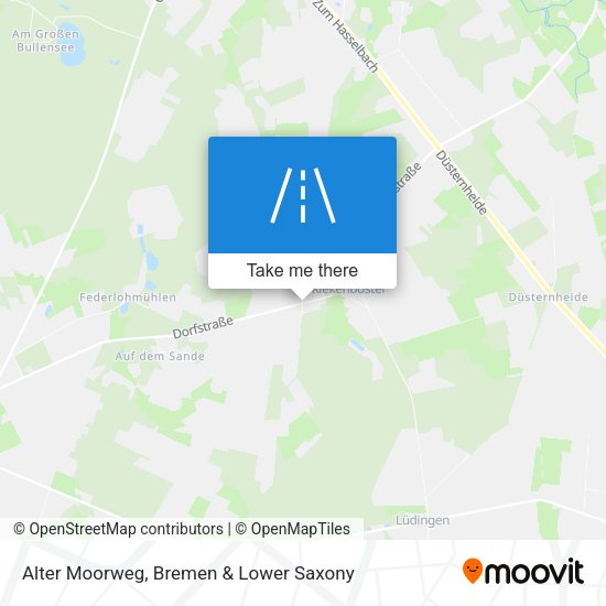 Alter Moorweg map