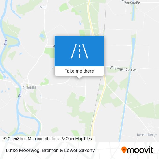 Lütke Moorweg map