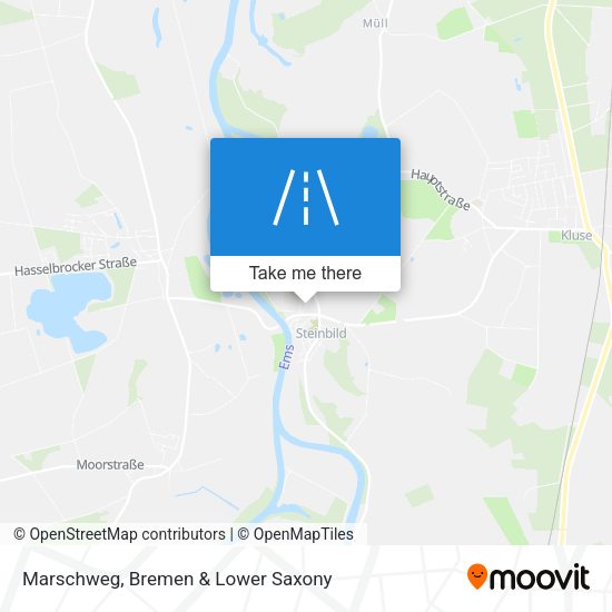 Marschweg map