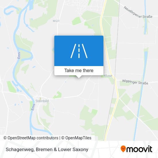 Schagenweg map