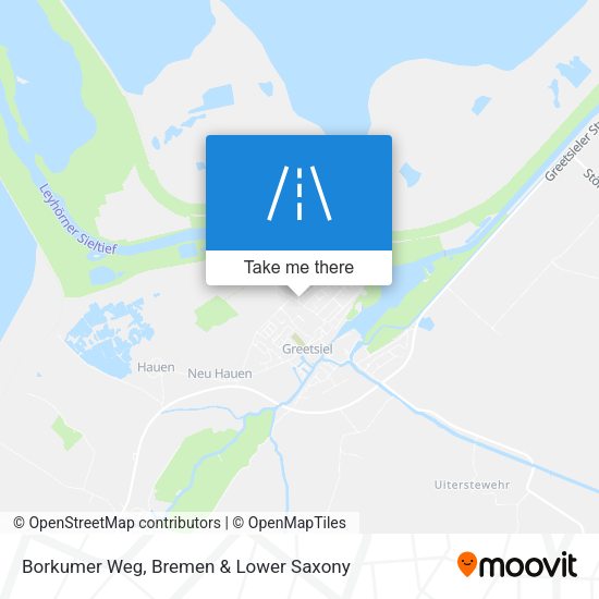 Borkumer Weg map