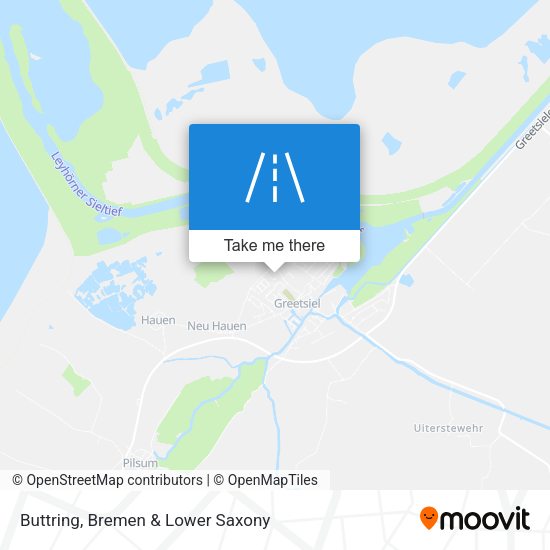 Buttring map